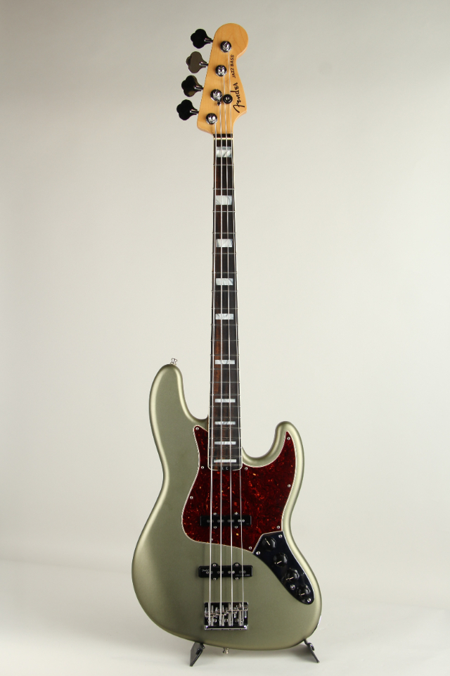 Fender American Elite Jazz Bass Satin Jade Pearl Metallic 2018