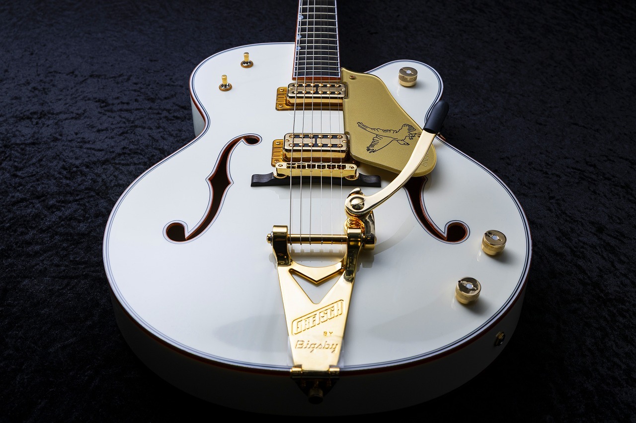Gretsch USA Custom Shop G6136CS 1959 White Falcon NOS Build by