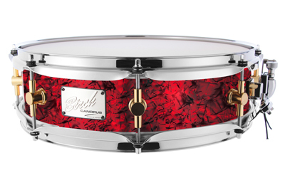 canopus Birch Snare Drum 4x14 Red Pearl（新品/送料無料）【楽器検索