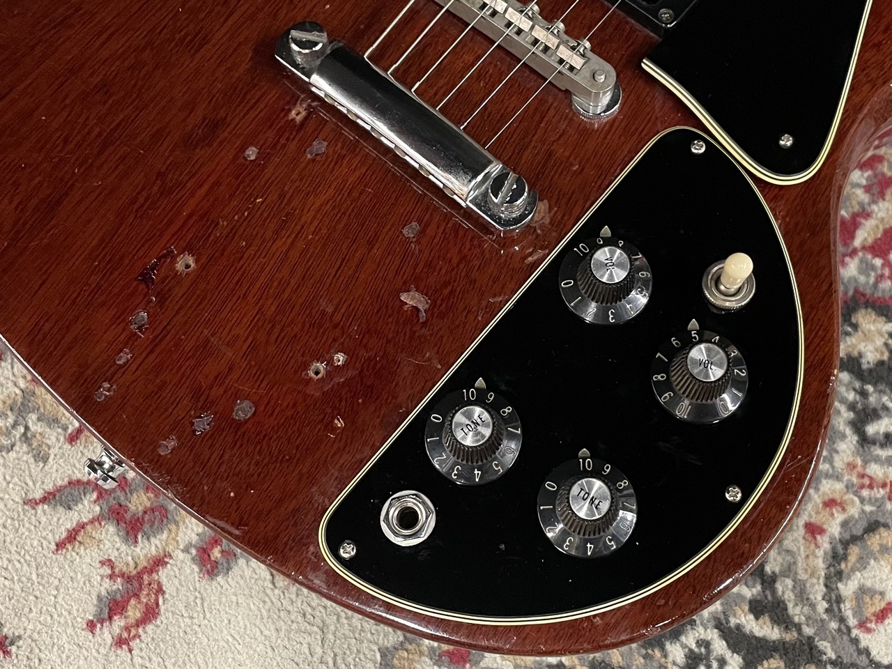 greco70´sダークチェリー色SG ジャパンヴィンテージ