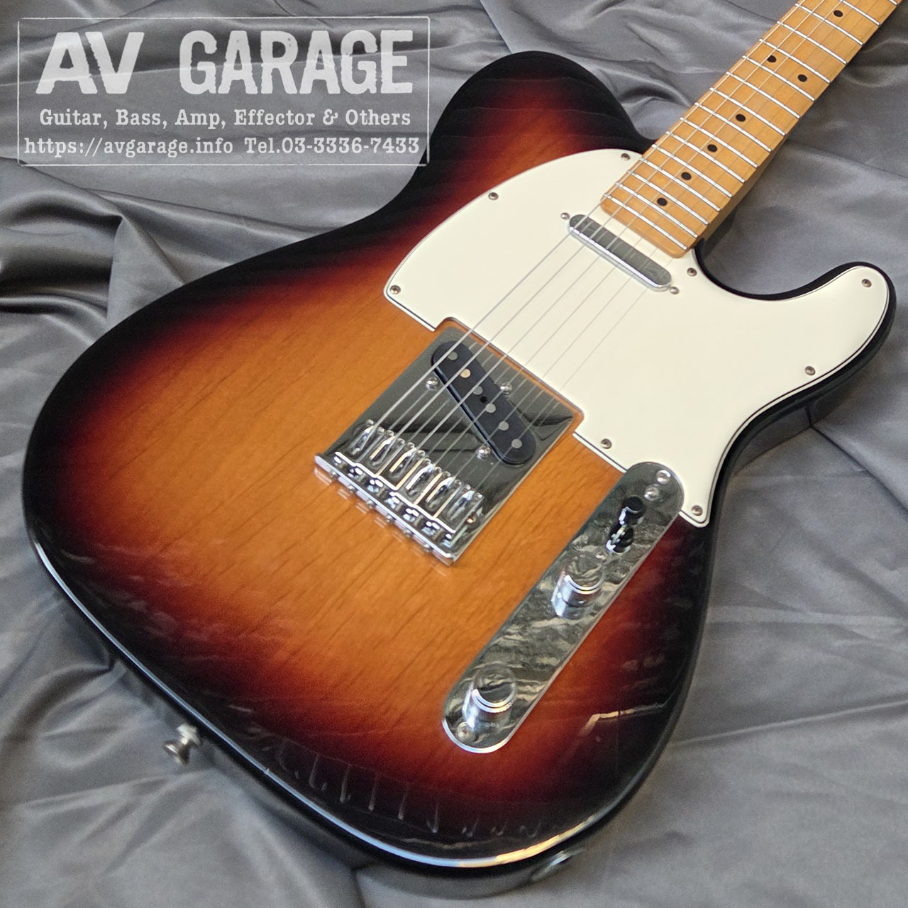 【新品未使用】Fender Player テレキャスター PF 3TS メイプル Fender Player Telecaster 3-Color Sunburst / Maple（中古）【楽器
