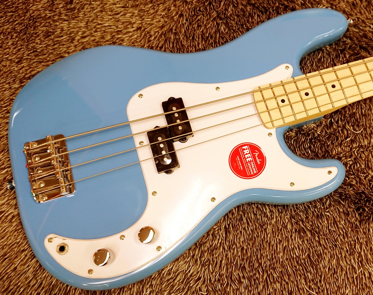 Squier by Fender Sonic Precision Bass / California Blue・Maple