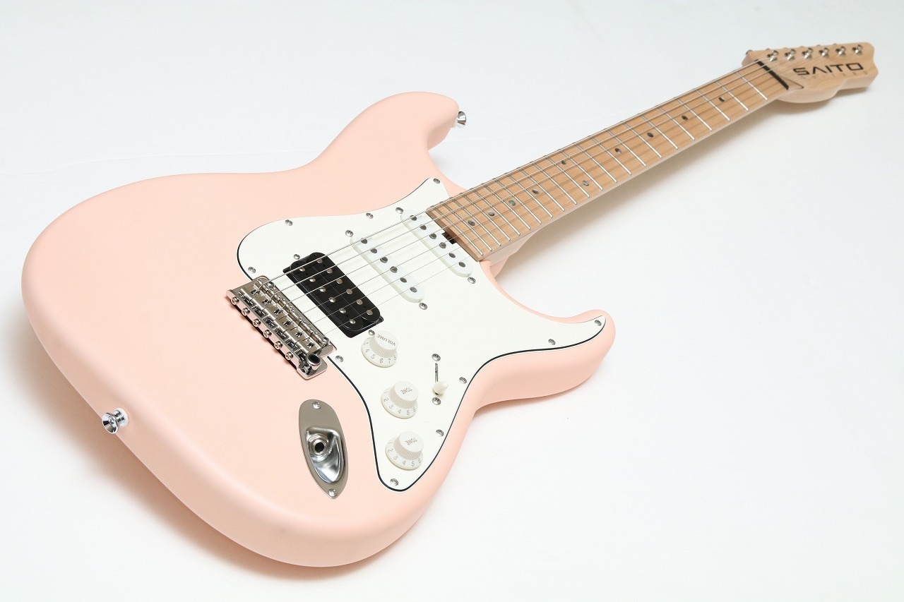 SAITO GUITARS S-622CS Alder / Maple / SSH / Shell Pink（新品特価