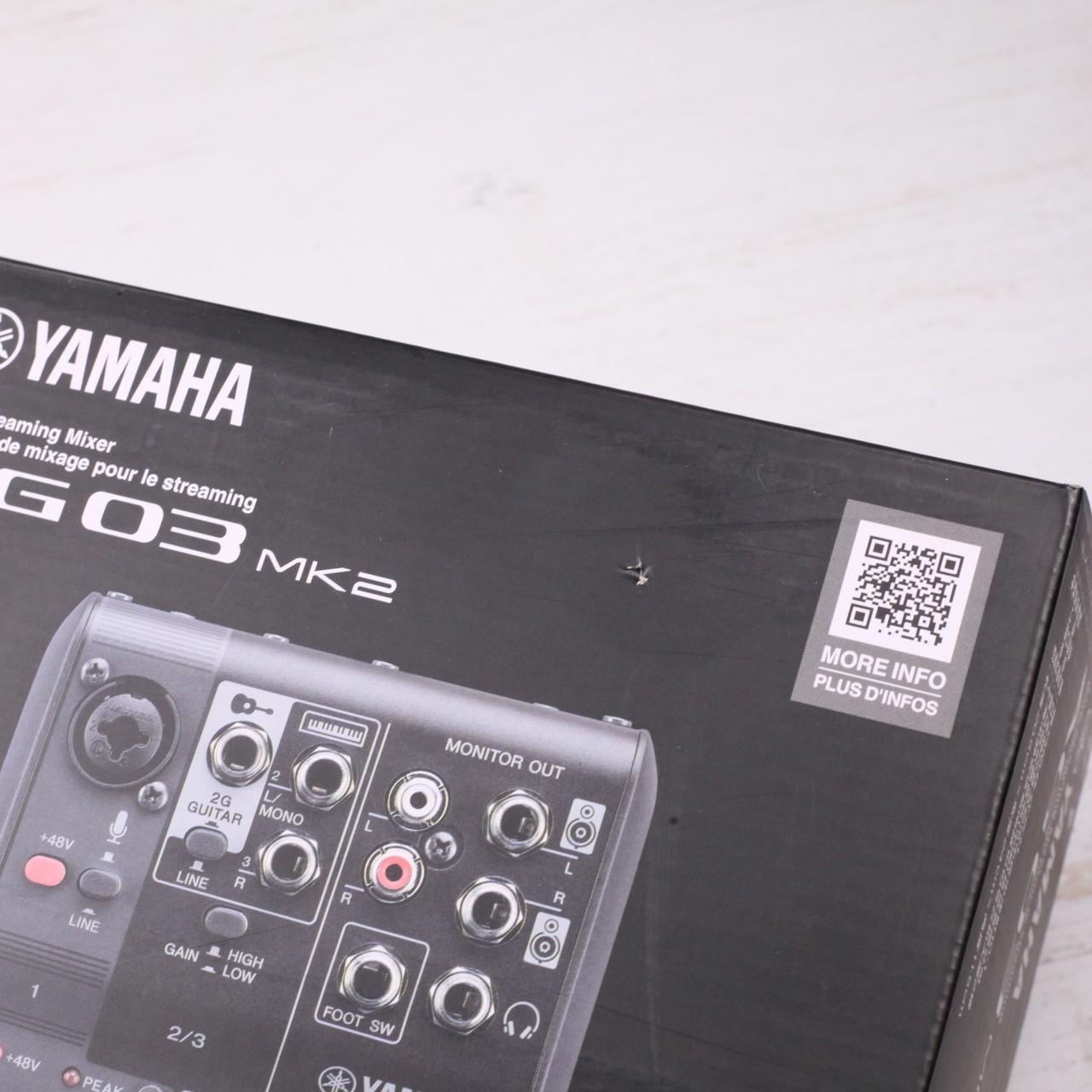 YAMAHA YAMAHA AG03MK2 (BLACK) ライブストリーミングミキサー（中古