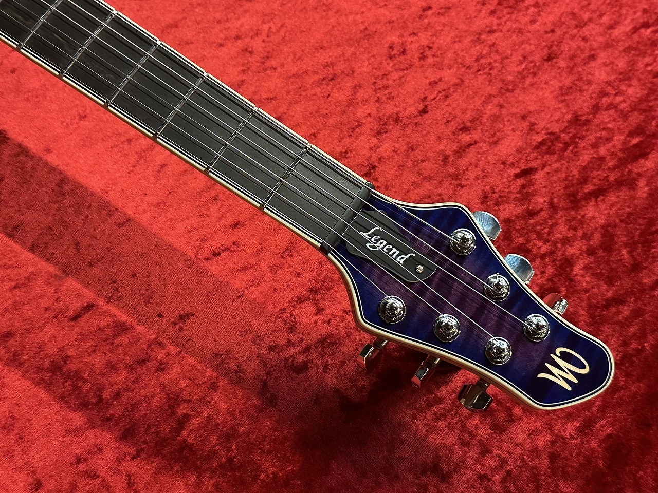 MAYONES Legend V22 -Transparent Dirty Purple Blue Burst Gloss