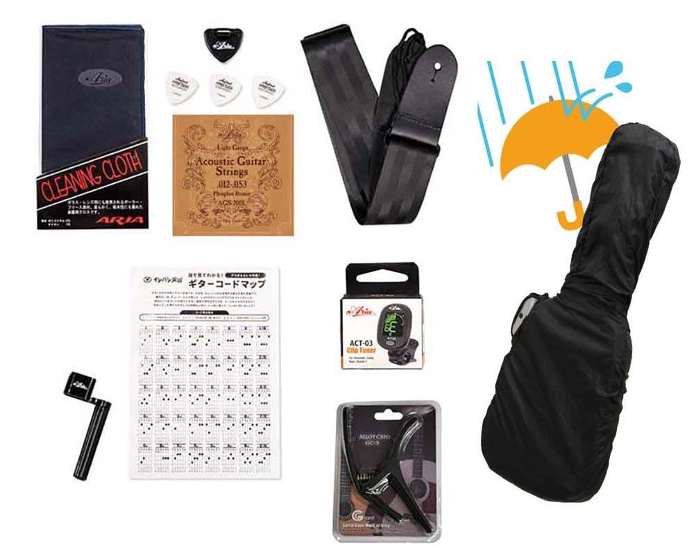 Selva Ishibashi Gakki Original Acoustic Guitar Accessary Set