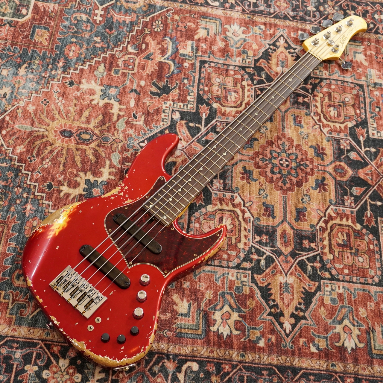Xotic XJ-1T 5st/24f/Alder/R/Dark Candy Apple Red/Heavy-Aged【2026