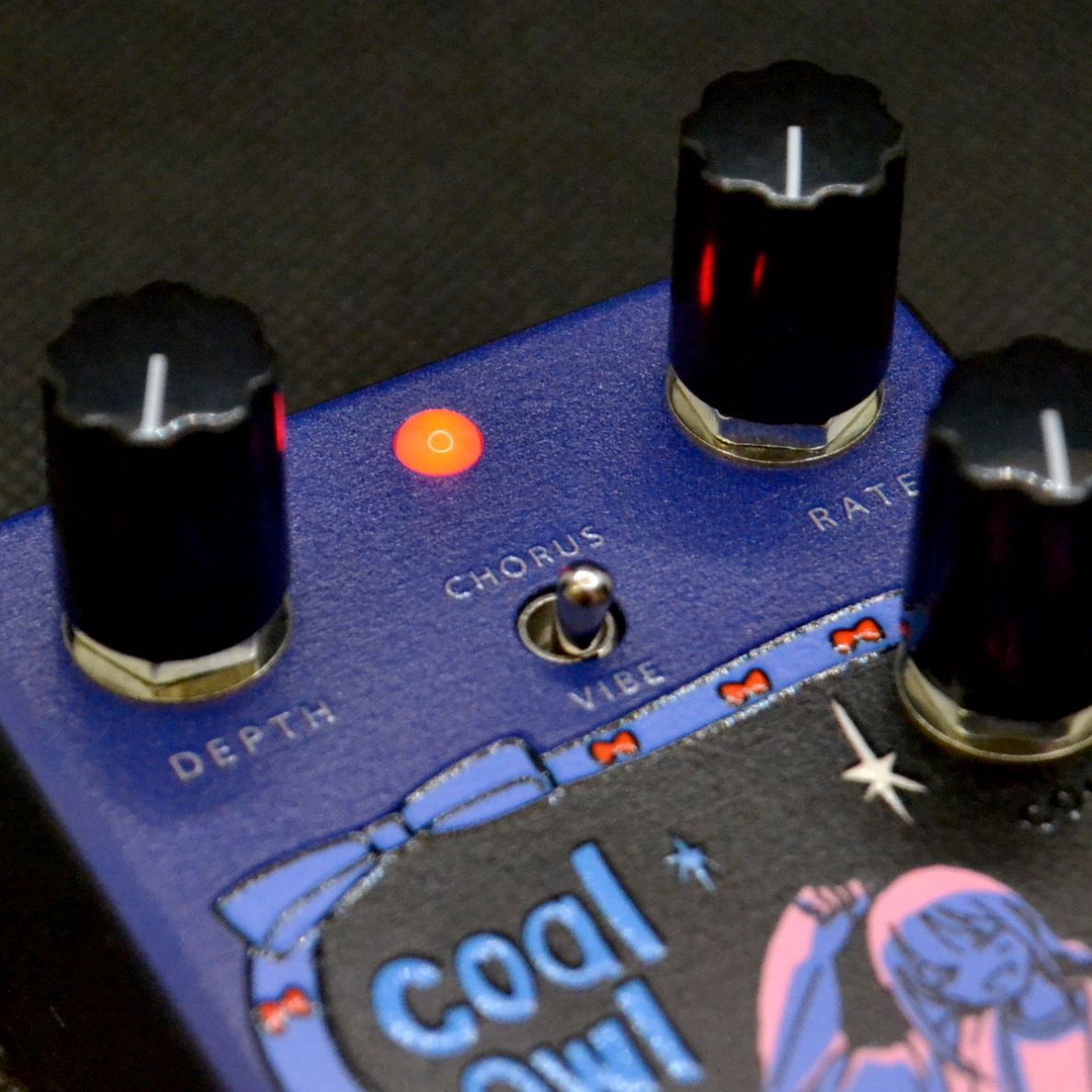 Custom Illustrated CCV coalowl #01 コンパクトエフェクター コーラス