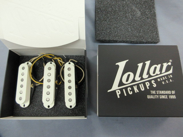 LOLLAR PICKUPS 64 Sixty-Four / Set / Flat Pole / Parchment