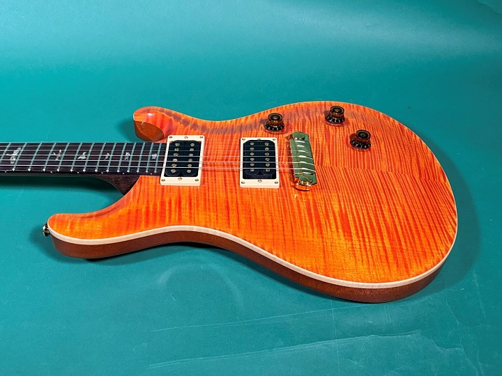 【極美品】 PRS Custom 24 2017 フレイムメイプル オレンジ 極美品】 PRS Custom 24 2017 フレイムメイプル オレンジ 極美品】 PRS