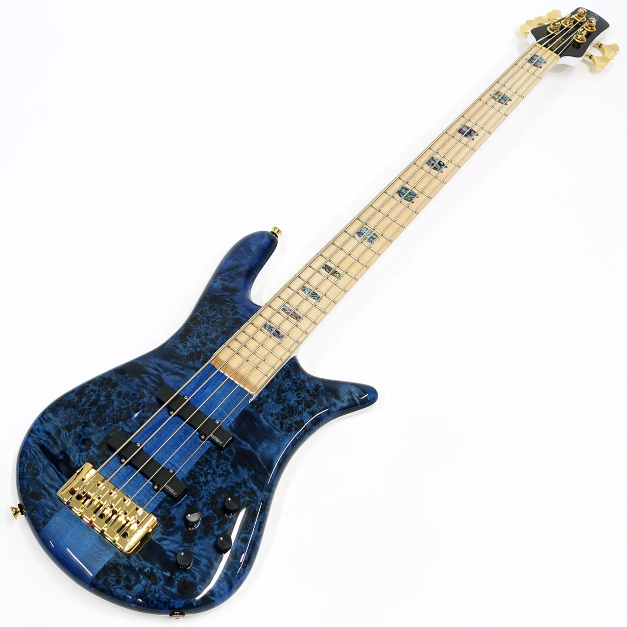 Spector Euro 5 CST Japan Exclusive / Black & Blue w/White Back