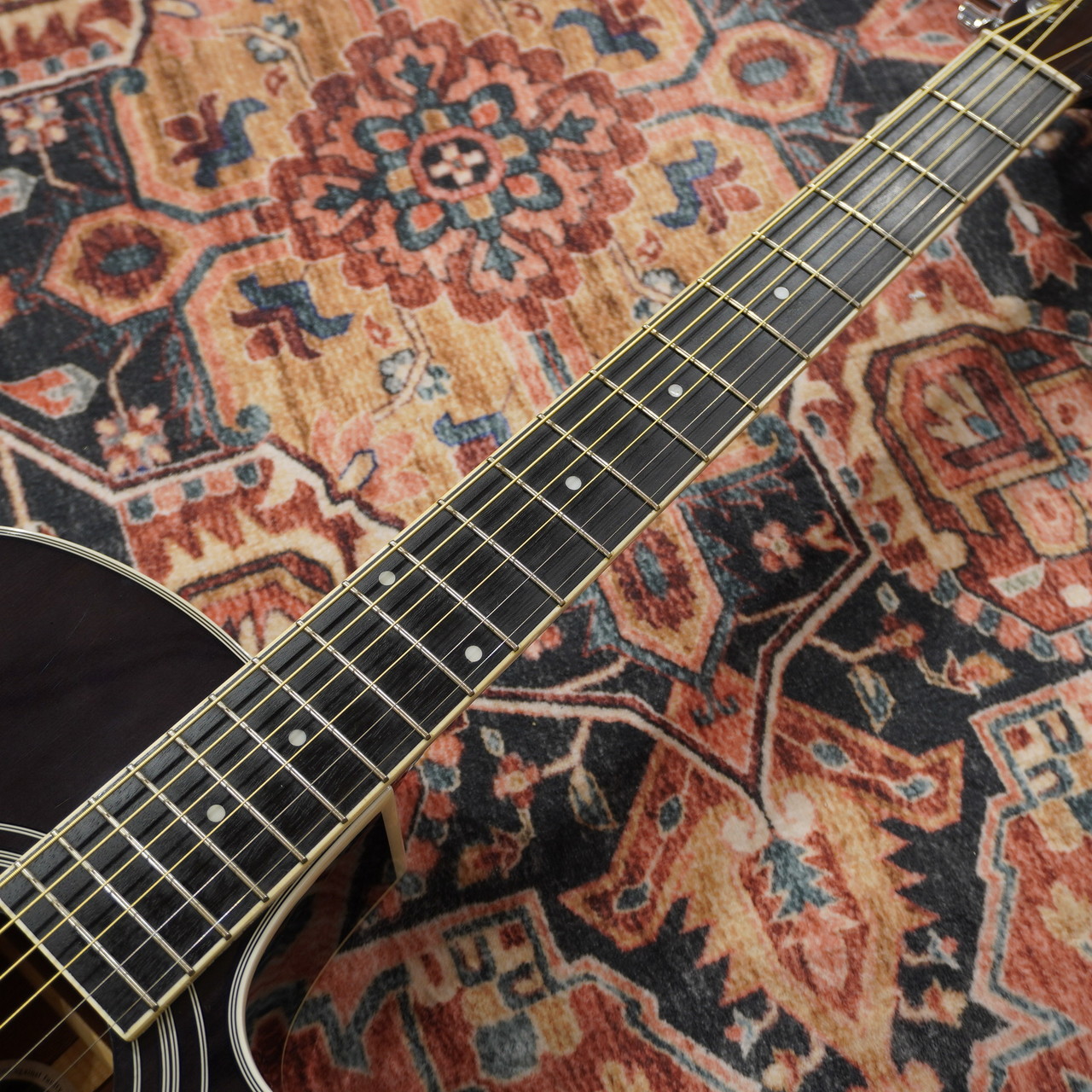 モーリス　アコースティックギター　R401SBK　セット Morris R-401 / SBK (シースルー・ブラック)【中古】（中古/送料無料