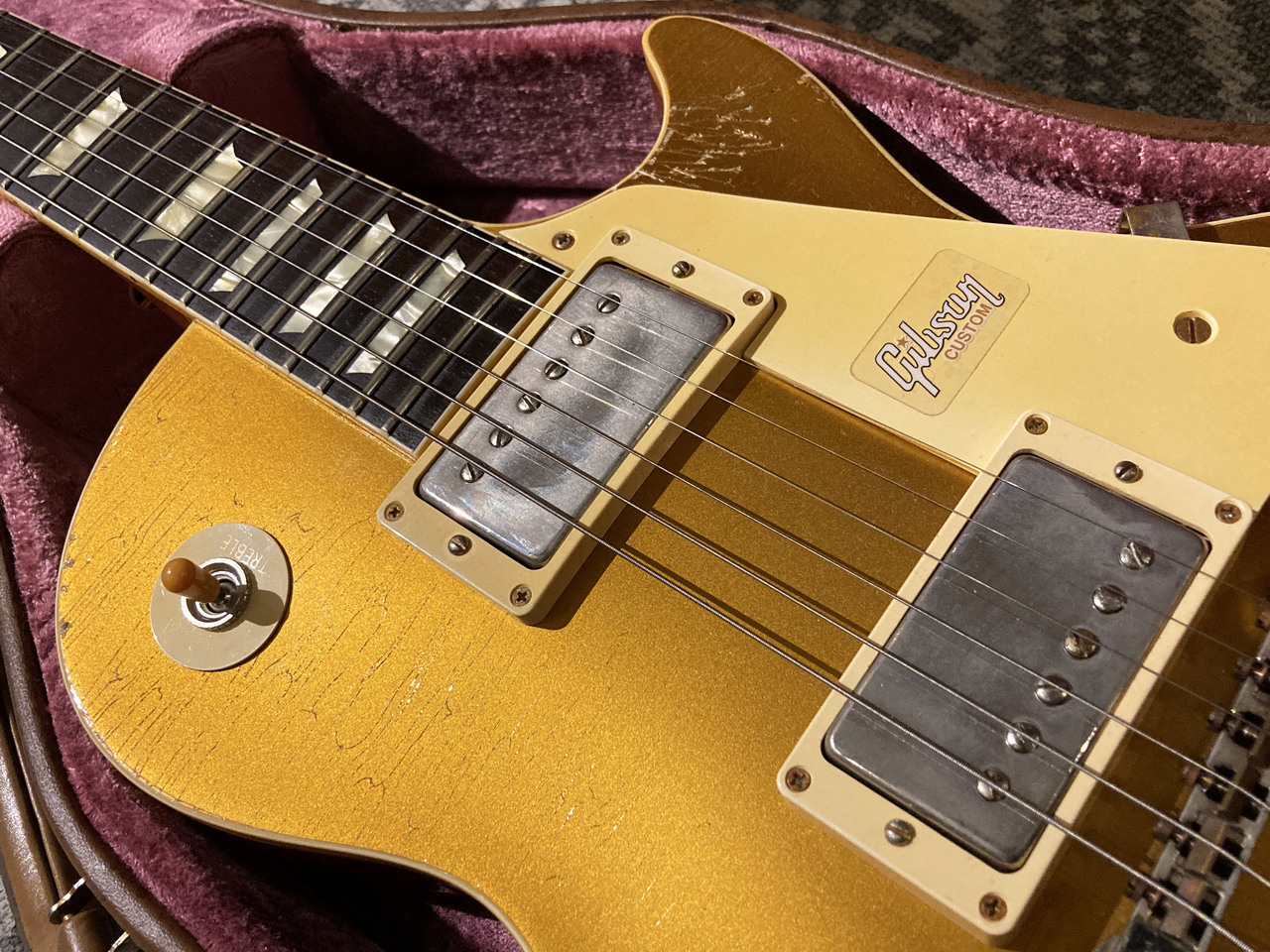 Gibson Custom Shop 1958 Les Paul Gold top Tom Murphy Painted u0026  Aged（中古）【楽器検索デジマート】