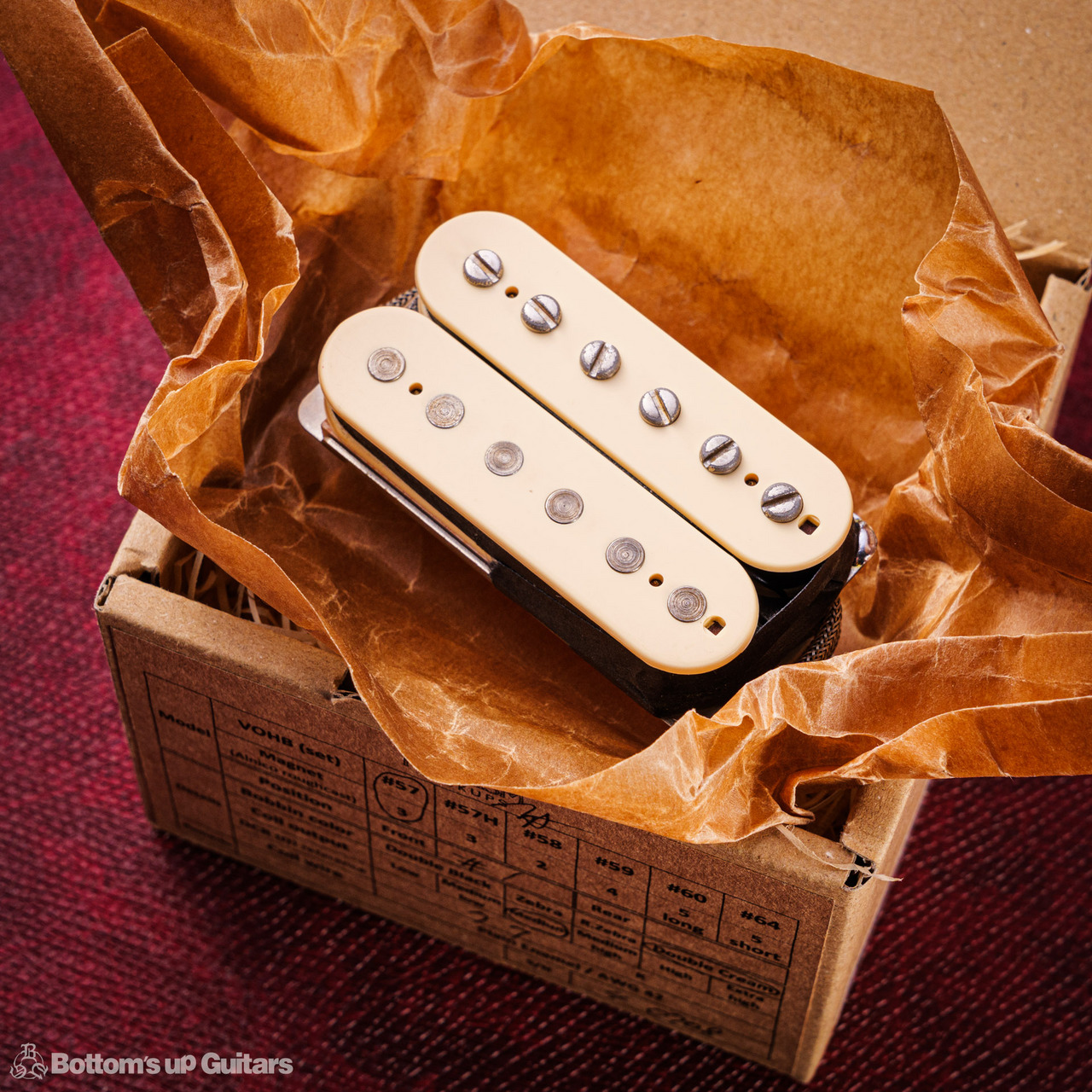 Toneism Pickups VOHB#57H SET (ダブルクリーム)【フロント & リア