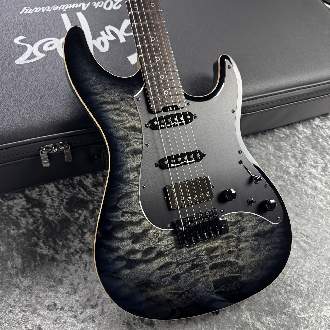 ESP 【極上杢個体】ESP SNAPPER-CTM/QM 20th Anniversary -See Thru