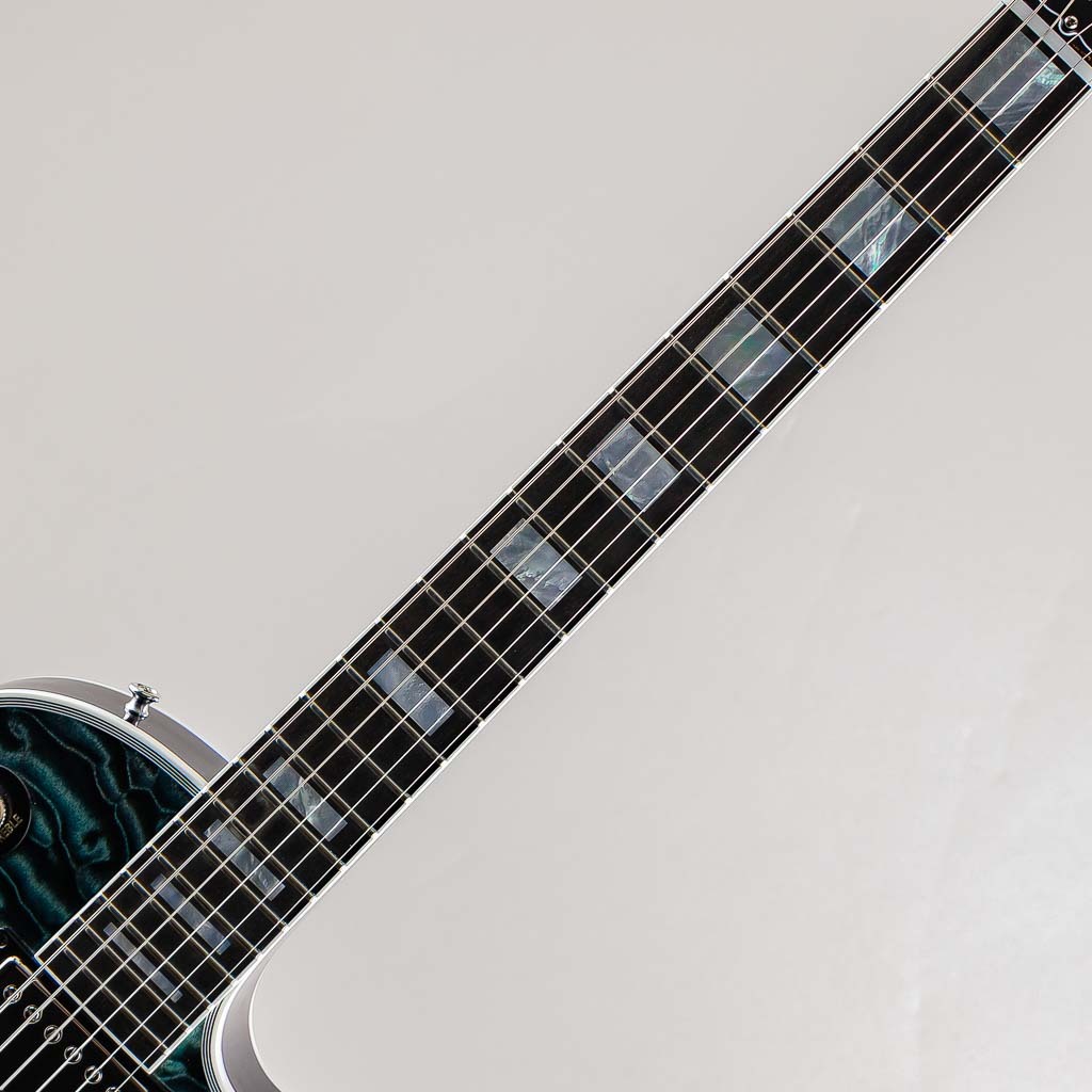 Gibson Custom Shop 1968 Les Paul Custom 7A Quilt Top Nordic Blue
