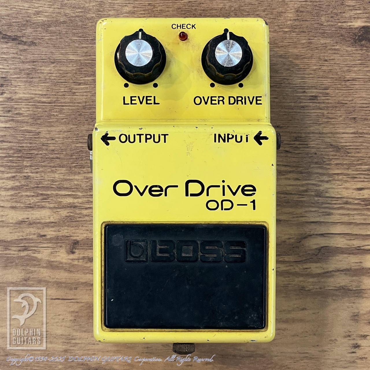 BOSS OD-1 #8800 (NEC μPC4741C) 銀ネジ 1979年製（中古）【楽器検索