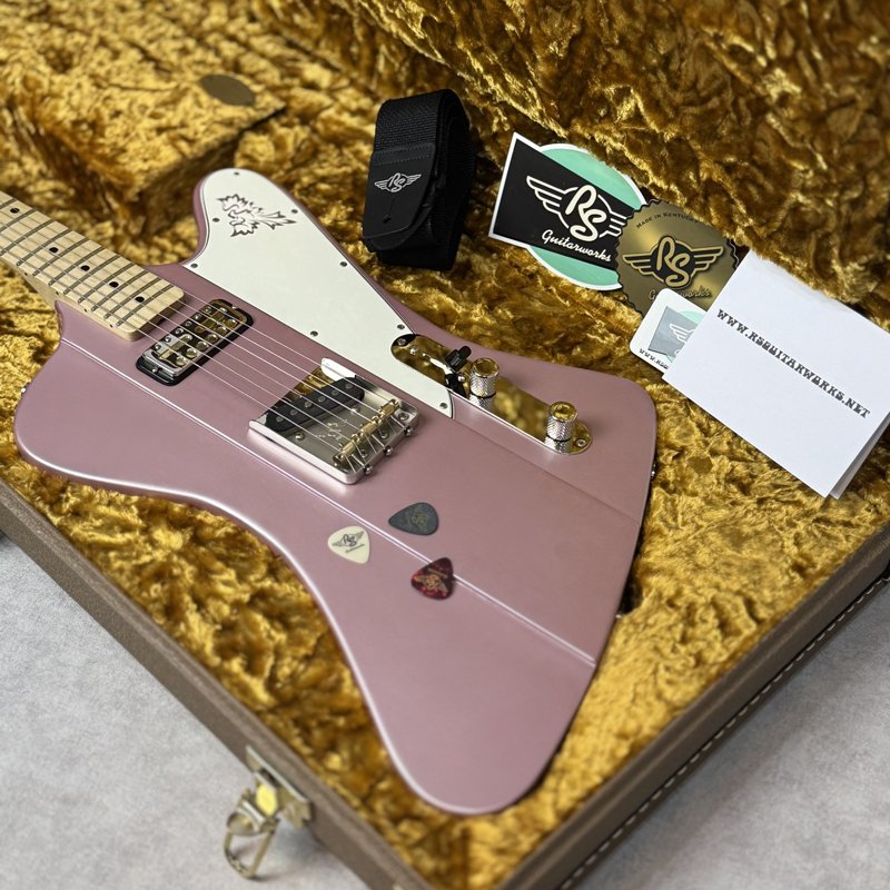 RS Guitarworks Tee Byrd 50's Heather Mist Poly 