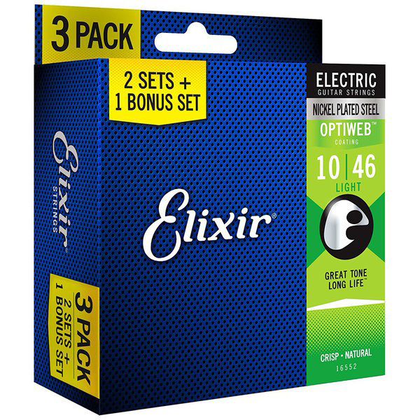 Elixir 19052 BonusPack (2+1FREE) ライト 10-46 NANOWEB 特別価格3