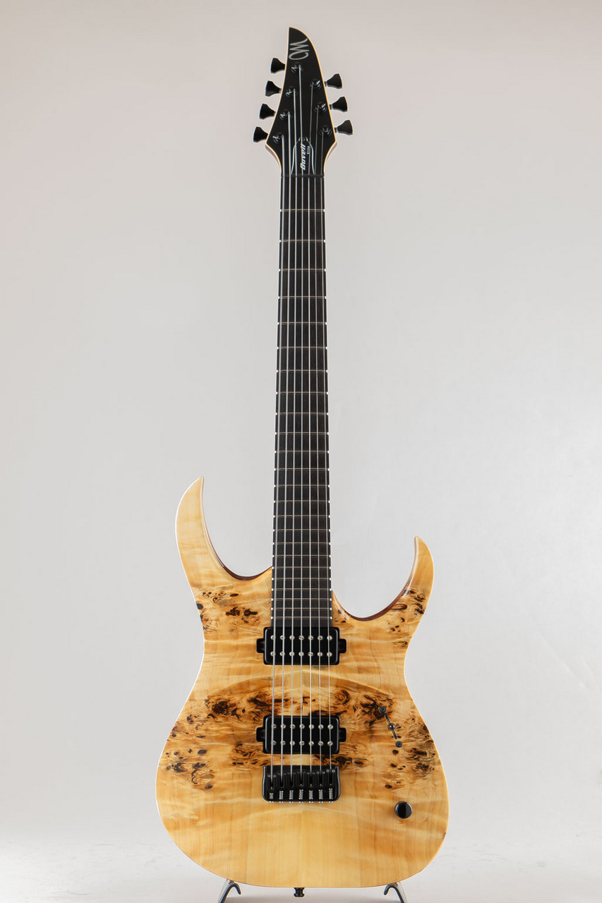 Mayones duvell 7 風 7弦ギター エレキギター MAYONES Duvell 7 Elite / Trans Natural（中古）【楽器検索
