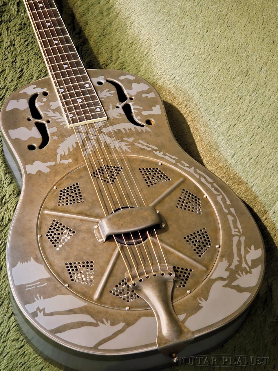 National ~Resophonic~ Style-0 Weathered Steel #24733【48回迄金利0