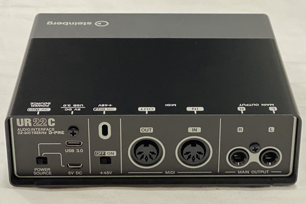 Steinberg UR22C 2X2 USB3.0 Type-C オーディオ・インターフェース