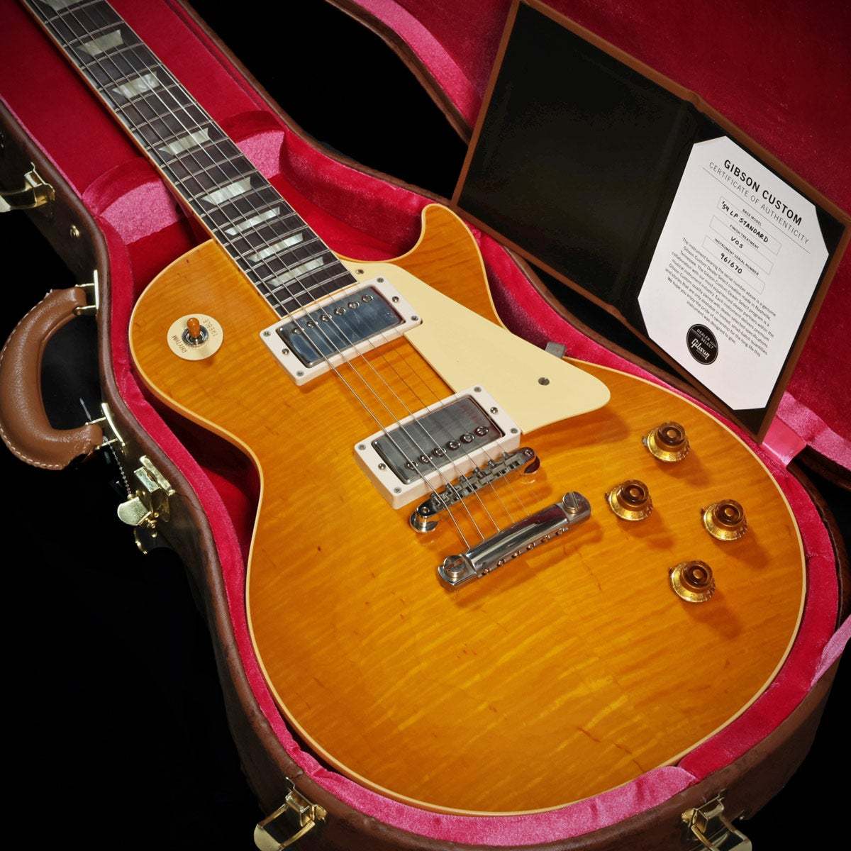 Gibson Custom Shop 1959 Les Paul Standard Reisue VOS Lemon Burst