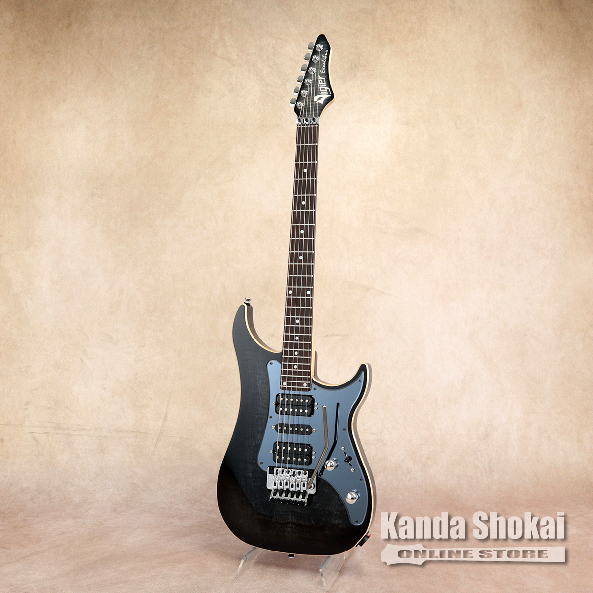 Vigier Guitars Vigier ( ヴィジェ ) Excalibur Custom HSH VE6-CVC1, Mysterious  Black / Rosewood Fingerboard（新品/送料無料）【楽器検索デジマート】