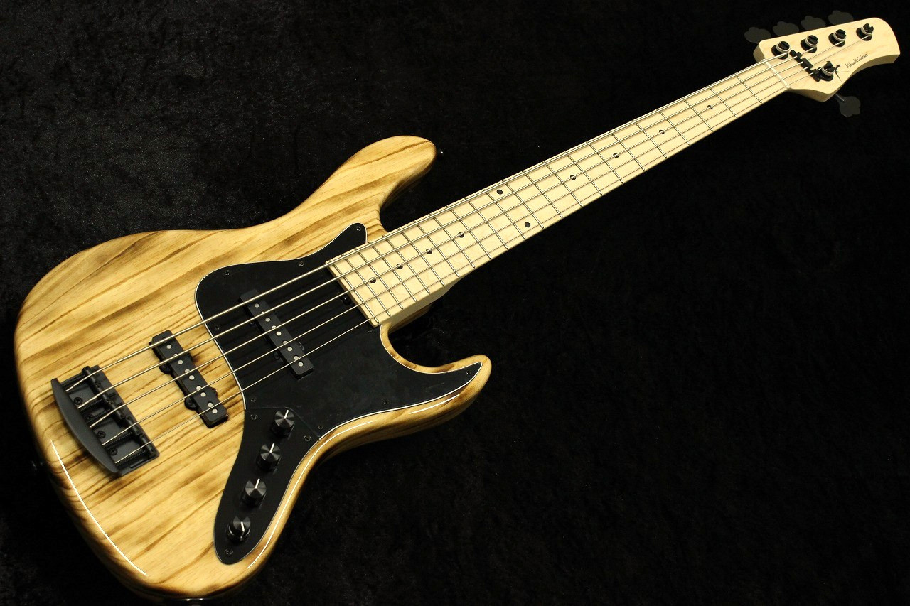 Kikuchi Guitars Hermes MV5 (5st Ash/Maple) LE / Burner Natural