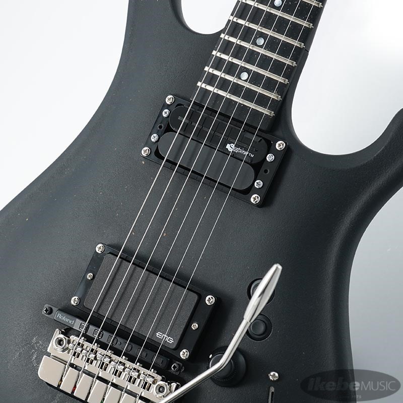 Flaxwood AIJA/Trem Hiili Sandblast Black GK-Sustainer Type EMG 