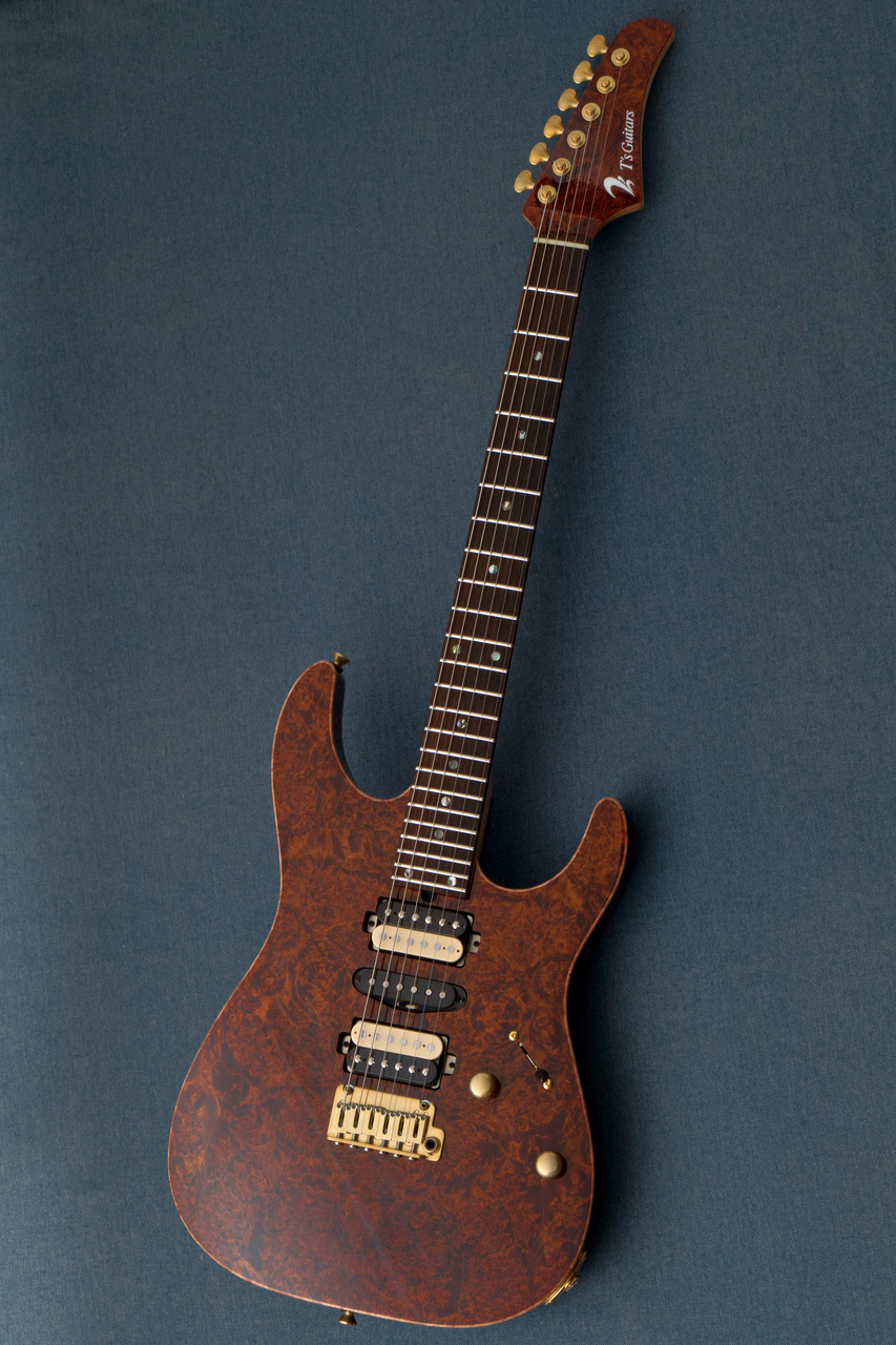 T's Guitars DST Pro 24 w/5A Burl Maple -Trans Brown-【3.65kg