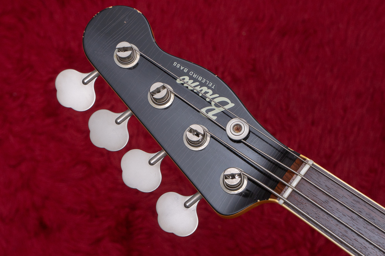 ベース Bruno guitars Telebird used】Bruno Guitars / TELEBIRD BASS FL Brass Powder Gold