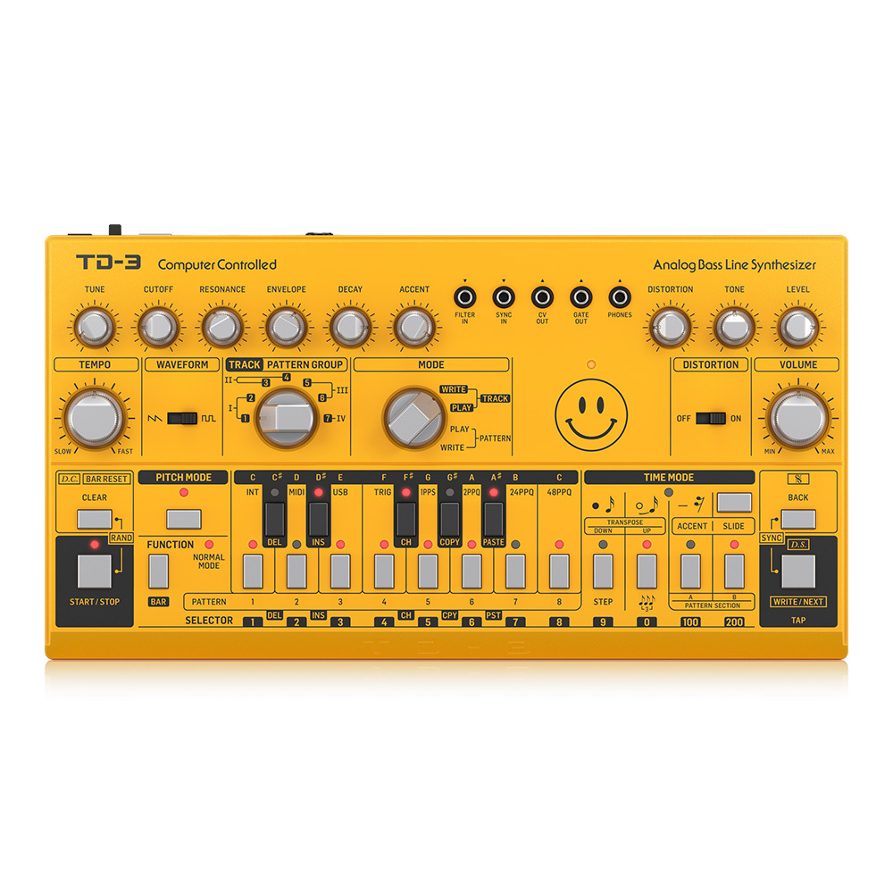 BEHRINGER TD-3 アナログ ベースライン シンセサイザー - 鍵盤楽器
