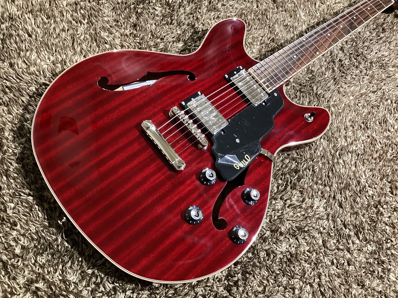 GUILD STARFIRE I DC / Cherry Red ( ギルド セミアコ セミホロウ 