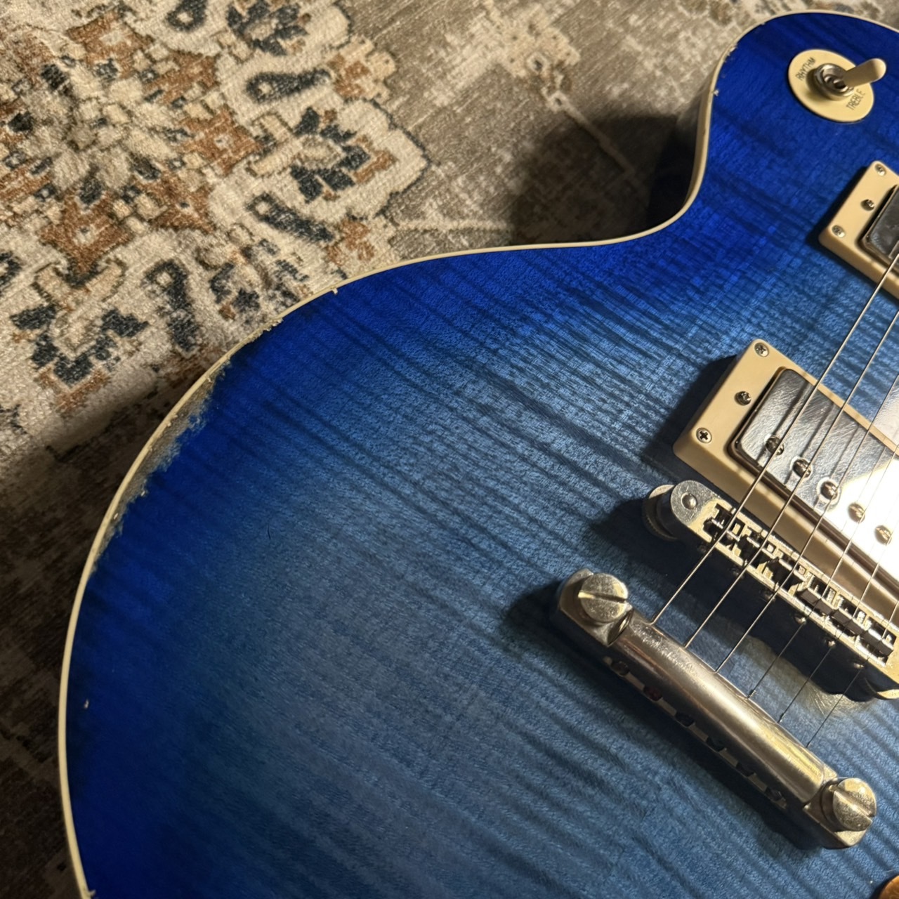 Maybach Guitars Lester Blue Burst Custom Shop Aged/3.54kg