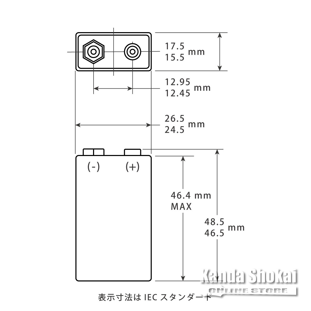 DURACELL PROCELL アルカリ乾電池 9V（新品）【楽器検索デジマート】