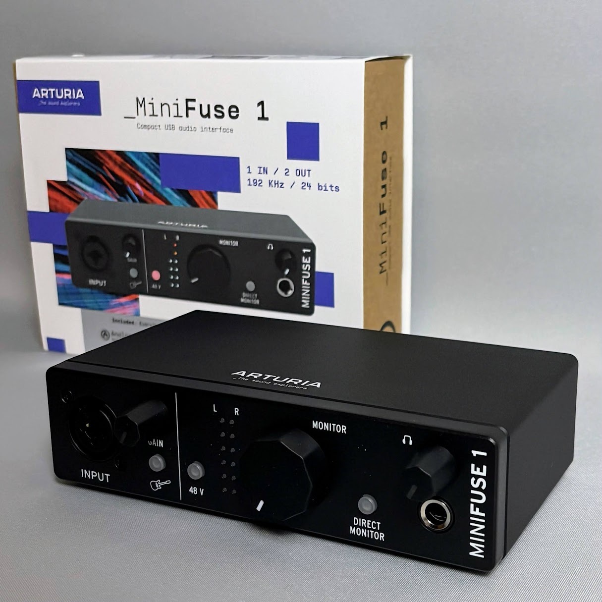 【極美品】ARTURIA MiniFuse 1 USBオーディオインターフェース ARTURIA MINIFUSE 1 (ホワイト) オーディオインターフェイス 1