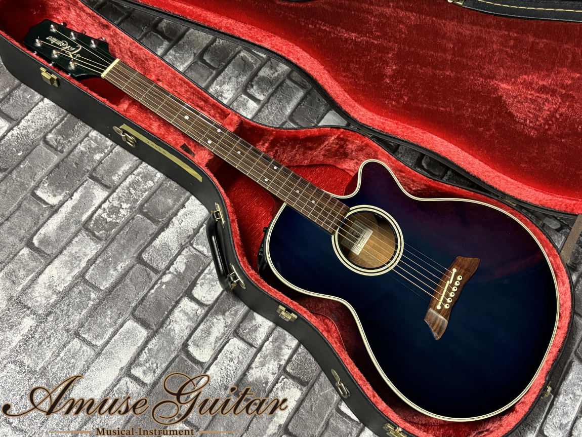 Takamine タカミネ PT-106 エレアコGRAPH-EX preamp Takamine PT106 # Blue 2000年製【Graph-EX Preamp】w/Hard Case（中古