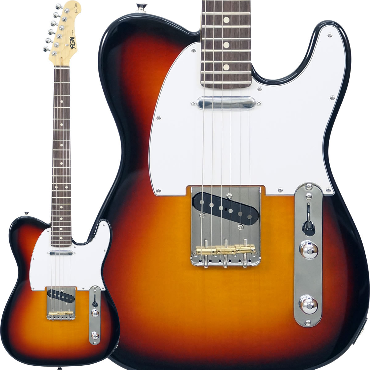 FUJIGEN(FGN) Basic Classic Series BCTE100RBD (3TS/3Tone Sunburst