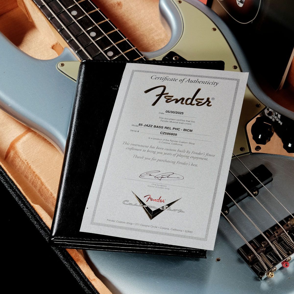 Fender Custom Shop 1965 Jazz Bass Journeyman Relic Matching Head