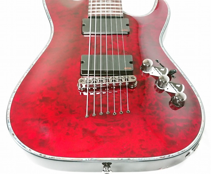 Schecter AD-C-7-HR (Black Cherry) 7弦 Schecter Hellraiser Black