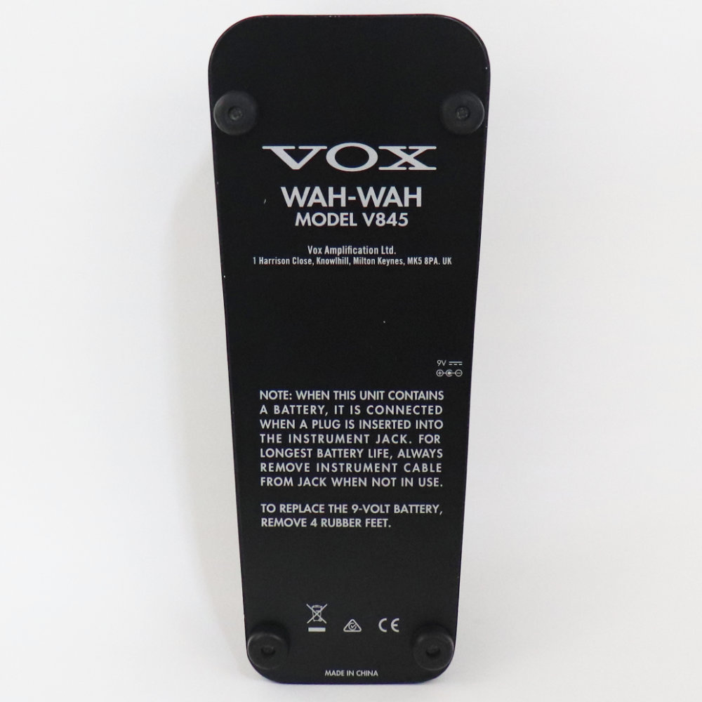 VOX ワウペダル 新品未開封 V845 Classic Wah Pedal VOX 【中古】 ワウペダル VOX V845 Classic Wah Wah Pedal