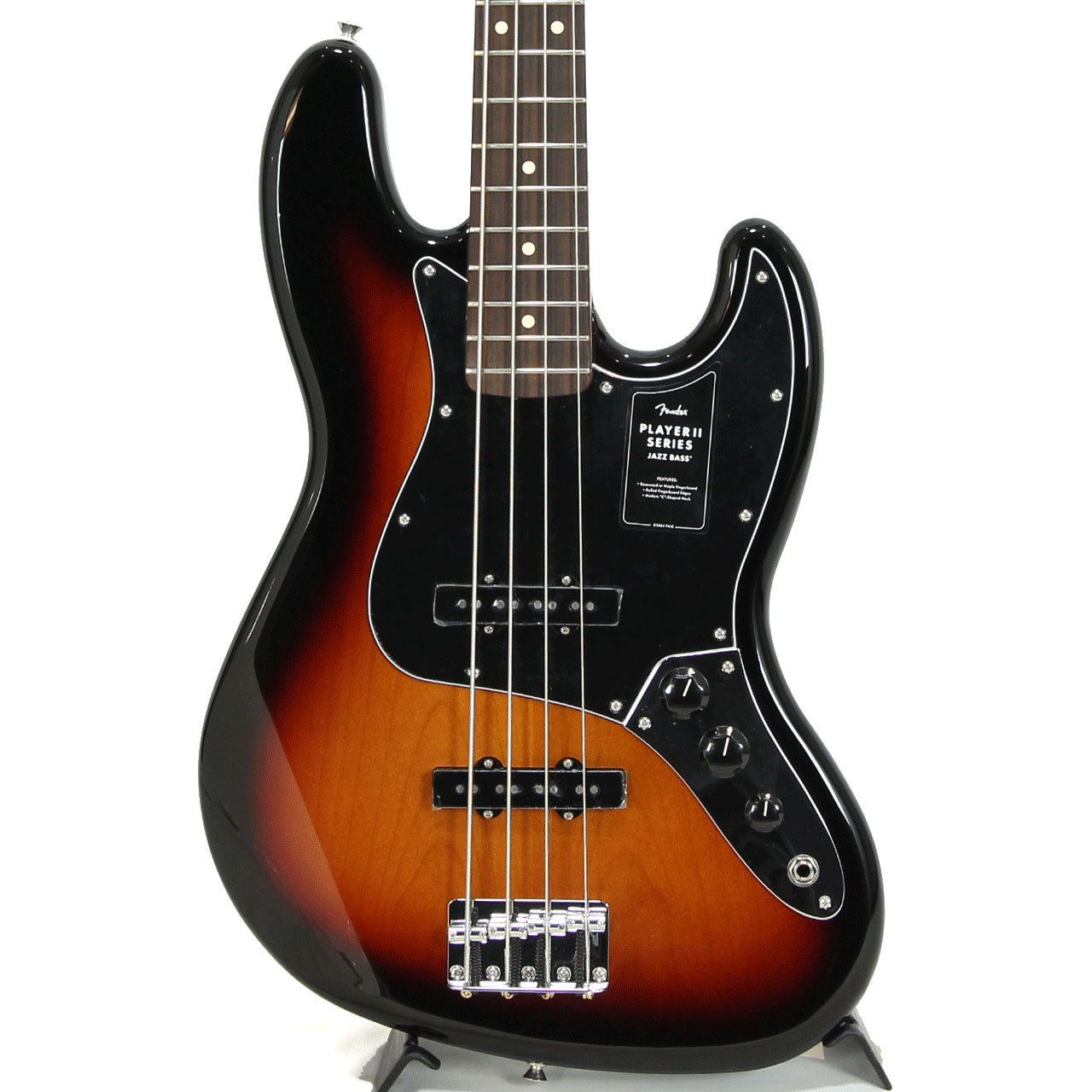 Fender Player II Jazz Bass 3-Color Sunburst/ Rosewood【ブラック