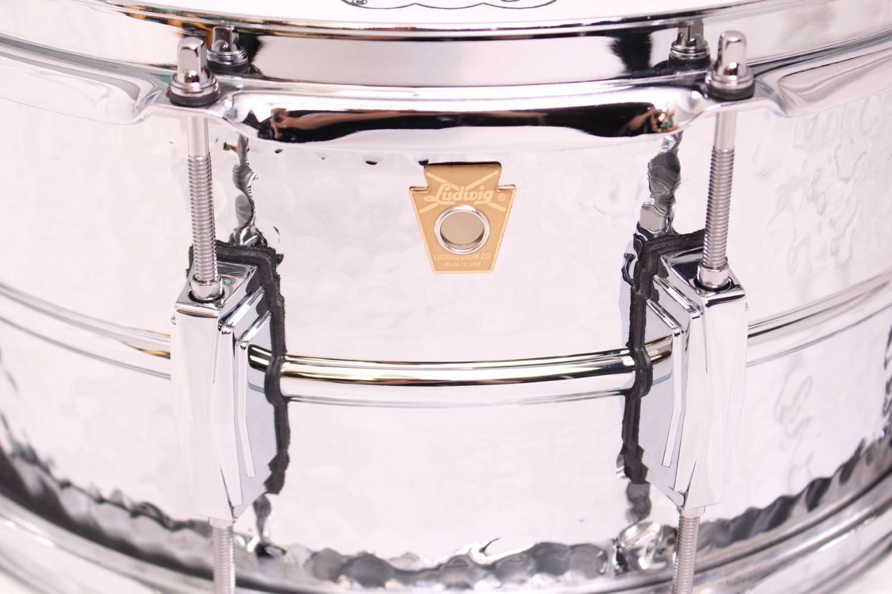 Ludwig LM402K スープラフォニック ハンマードシェル スネアドラム 