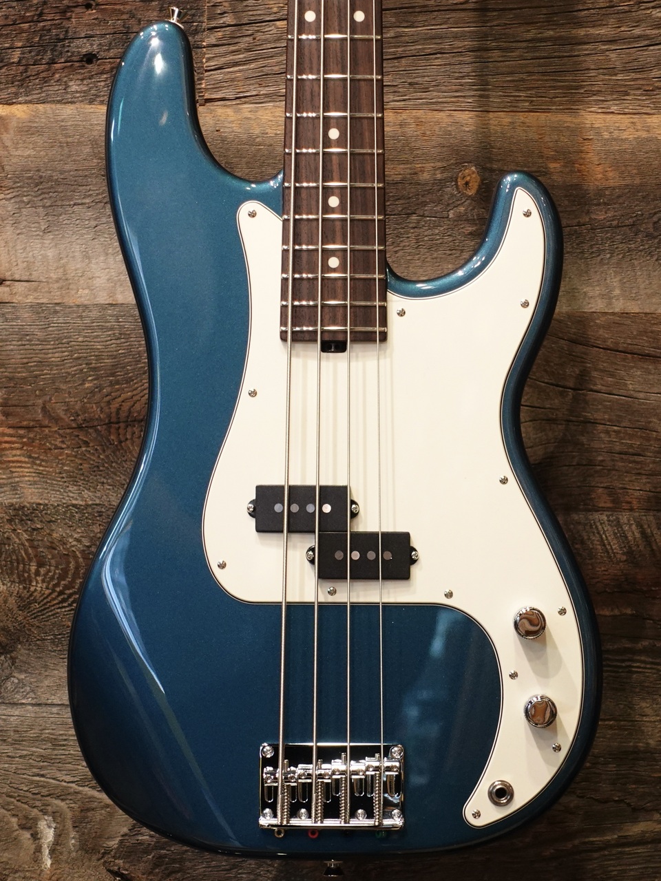 Three Dots Guitars PB Model -Vintage Blue Metallic- Rosewood