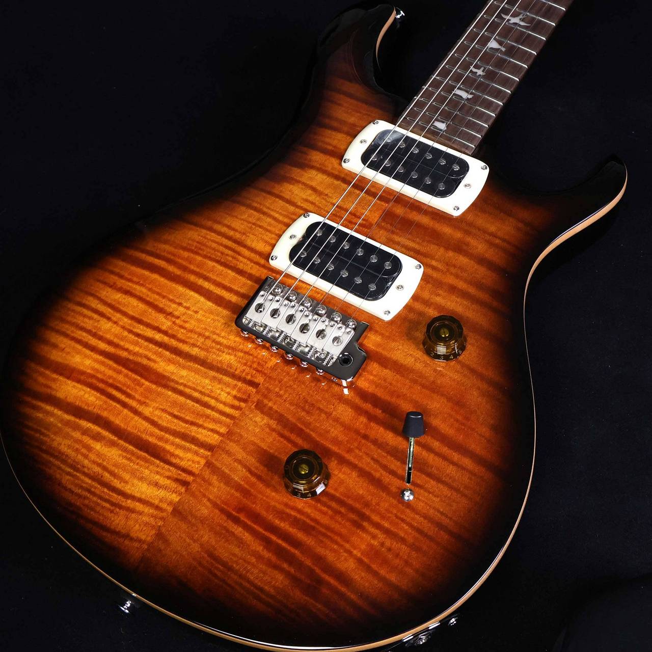 PRS SE Custom24 ブラック ゴールドパーツ Paul Reed Smith(PRS) SE Custom24 Black Gold Burst 【未展示品】 SE