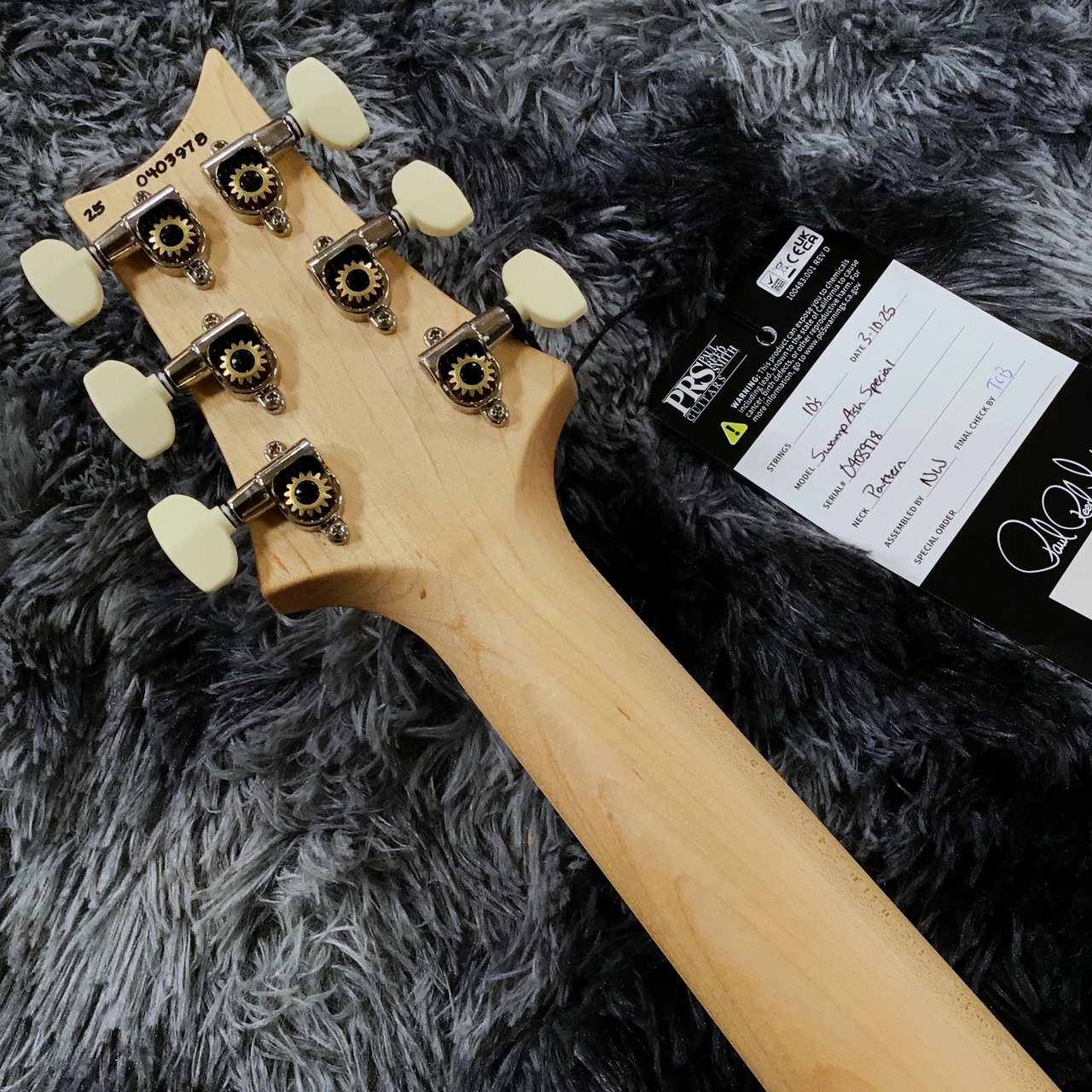 Paul Reed Smith(PRS) Swamp Ash Special Maple Black Doghair