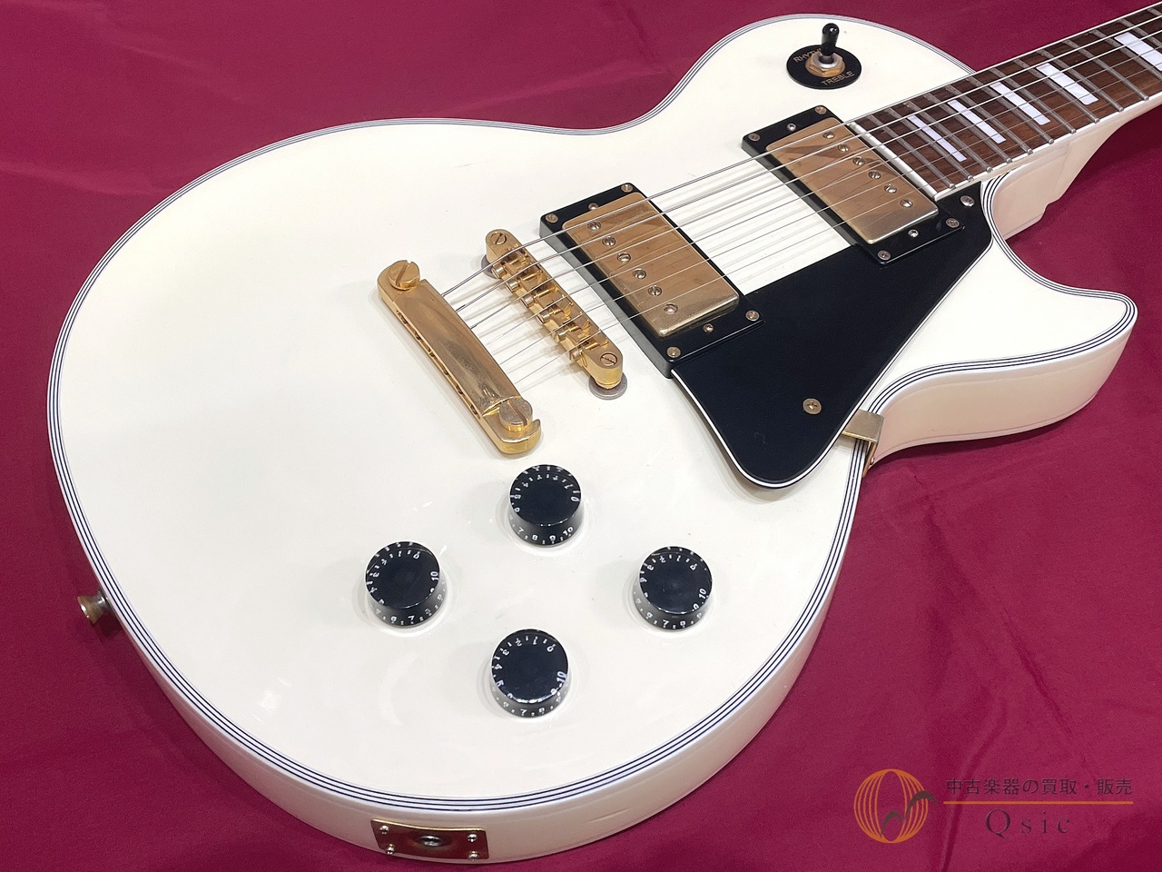 Maison レスポールカスタムモデル‼️ Maison Les Paul Custom Type 【返品OK】[RMR70]【箕面店在庫】（中古