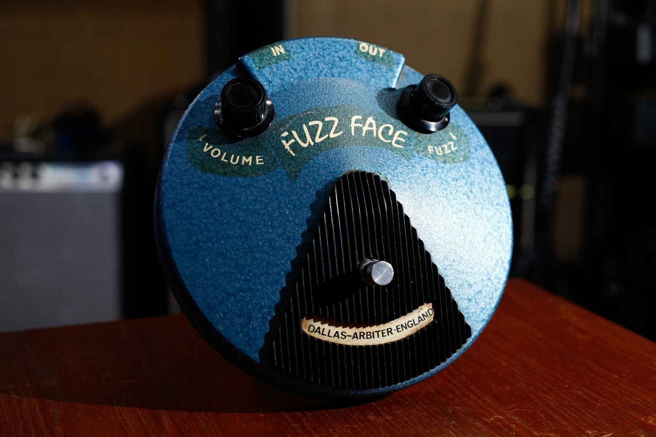 FUZZ FACE JHF2 DALLAS-ARBITER BLUE ジャンク Vintage 1976 Dallas Arbiter Fuzz Face Effect Pedal | Guitar