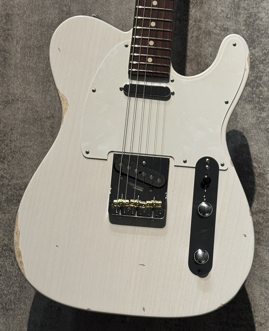Suhr Custom Classic T Antique Heavy Aged Trans White【ロースト